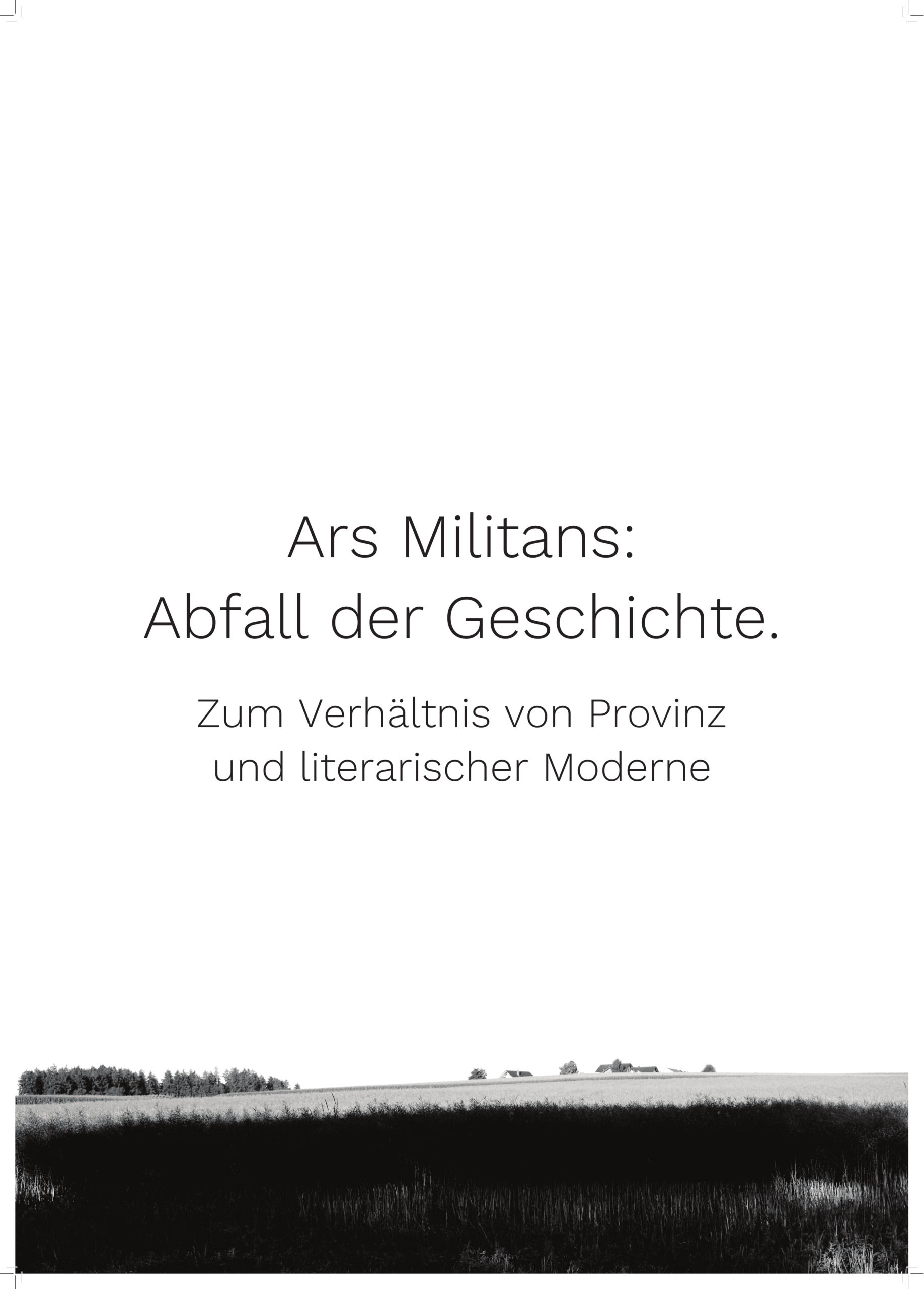 Plakat: Ars Militans: Abfall der Geschichte